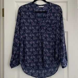 Lush M Navy Blouse